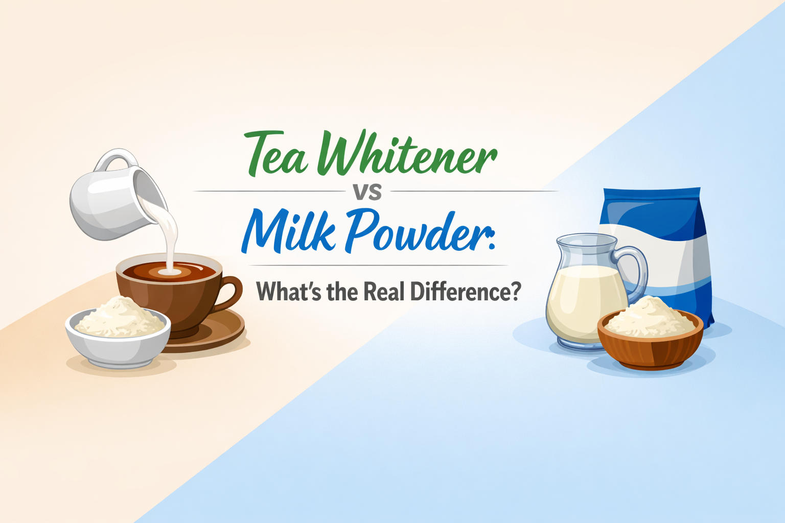 Tea Whitener vs Milk Powder: What’s the Real Difference?
