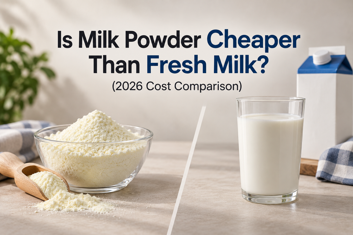 Is Milk Powder Cheaper Than Fresh Milk? (2026 Cost Comparison)