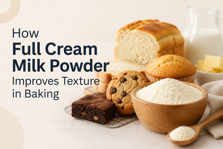 How Full Cream Milk Powder Improves Texture in Baking