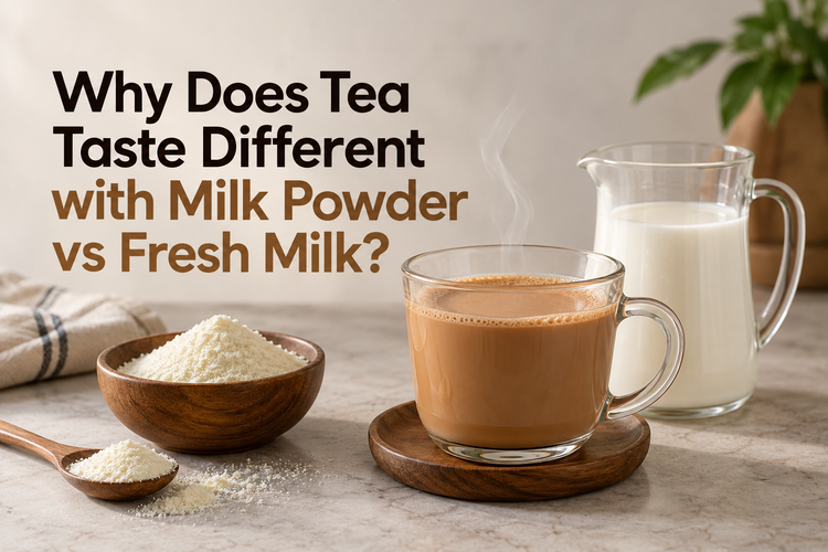 Why Does Tea Taste Different with Milk Powder vs Fresh Milk?