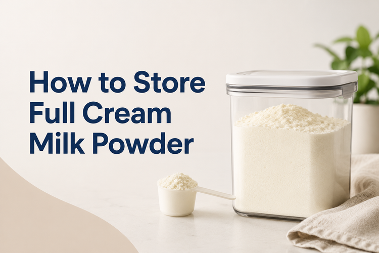 How to Store Full Cream Milk Powder