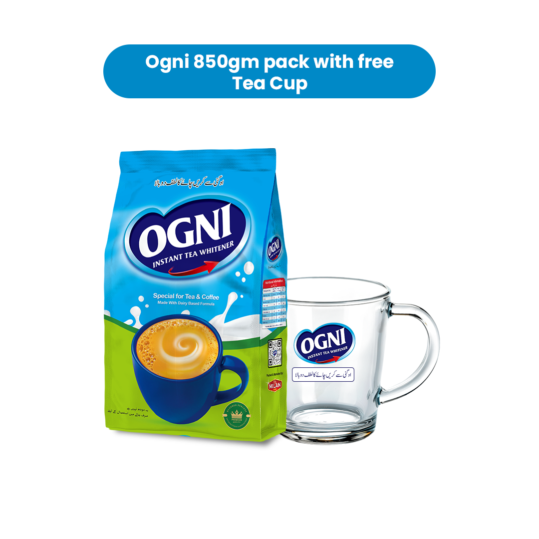 Ogni Instant Tea Whitener 850gm With Free Cup