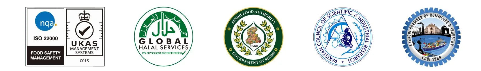 Certified Product Quality Logos